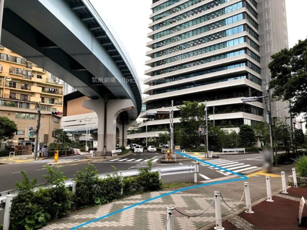 竹芝ふ頭メズム東京前横断歩道