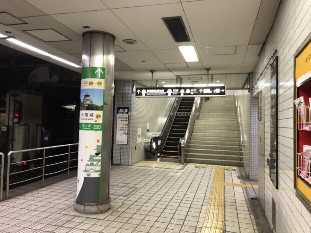 地下鉄中央線森ノ宮駅ホーム